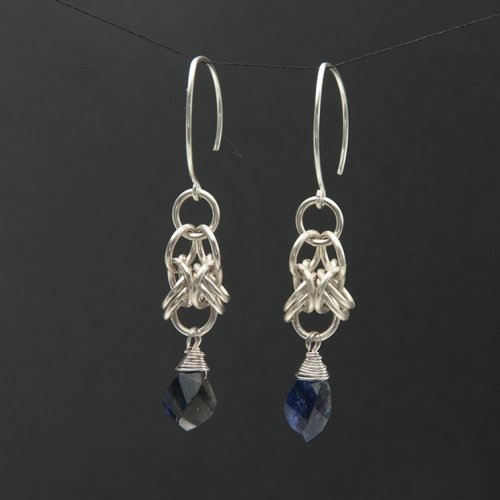 Orbital Chain Maille Earrings