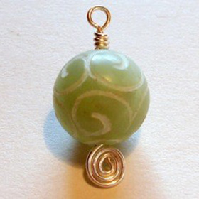 Spiral Bead Charm