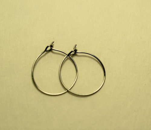 Simple Wire Hoop Earrings