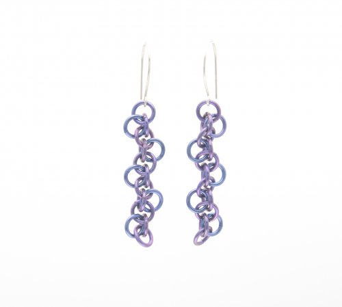 Niobium Zigzag Earrings