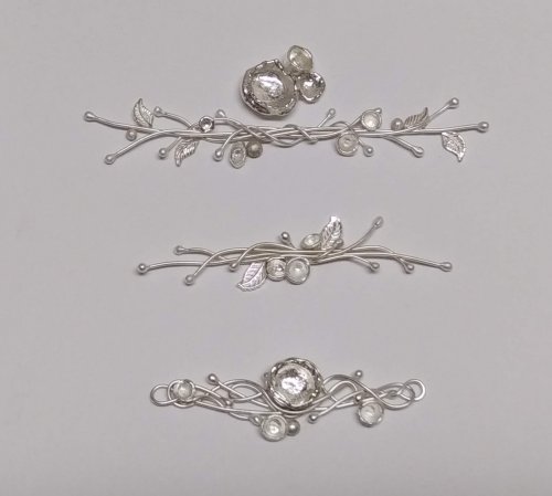 Silver Scrap Wire Focals to Embellish