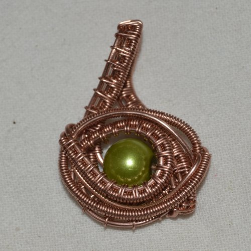 Woven Eye of the Beholder Pendant