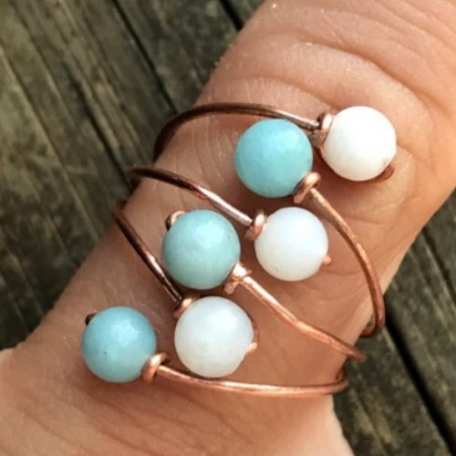 Boho Beaded Ring