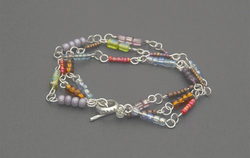 Sterling Silver Rainbow Bracelet