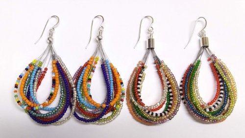 Seed Bead Earrings