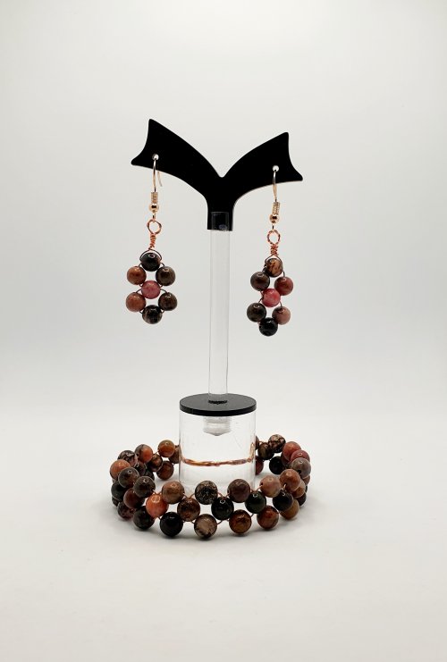 Beaded Wire Jewelry Set