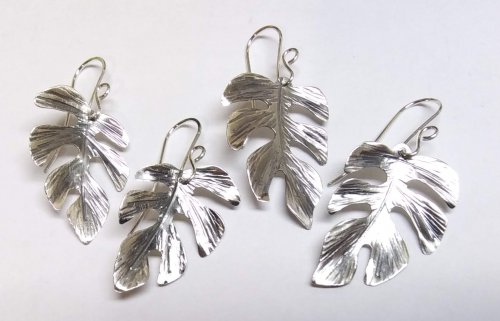 Tropical Leaf Earrings