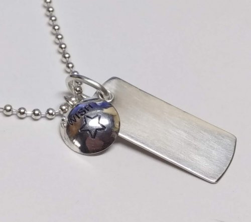 Dog Tag Style Necklace