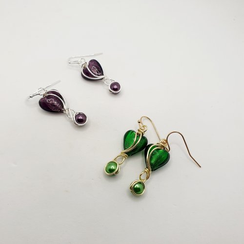 Valentine Heart Wire Earrings