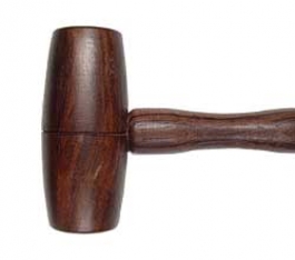 Natural Wood Hammer - Length 9 Inches