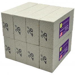 WireJewelry Medium Duty Insulating Fire Brick, Rated up to 2600 Degree Fahrenheit - 8 Pack