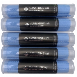 Sunshine Soft Polishing Clothes, 5 Pack of Tubes