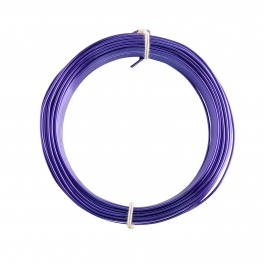 16 Gauge Purple Enameled Aluminum Wire - 100FT