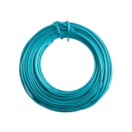 14 Gauge Turquoise Enameled Aluminum Wire - 60ft