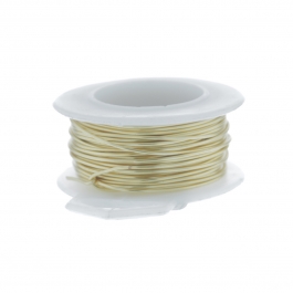 24 Gauge Round Silver Plated Gold Copper Craft Wire - 30 ft