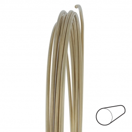 24 Gauge Round Half Hard Red Brass Wire