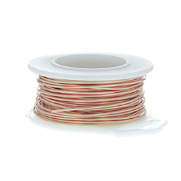 22 Gauge Round Natural Enameled Craft Wire - 45 ft