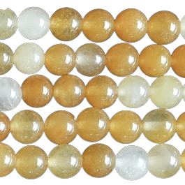 Jade - Yellow Gemstone Beads