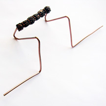Wire Wrapped Business Card Holder