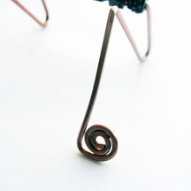 Wire Wrapped Business Card Holder