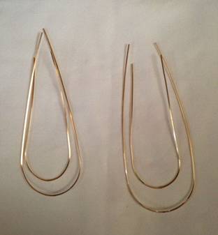 Gemstone Filligree Earrings