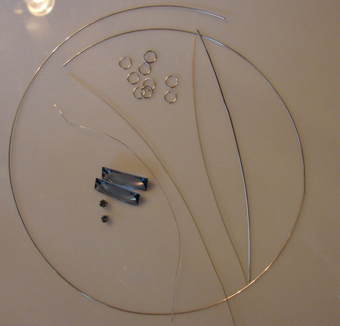 Gemstone Filligree Earrings