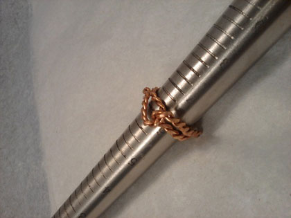 Copper Knot Ring