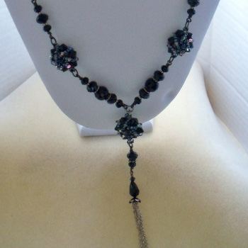 Wire Wrapped Tassel Necklace