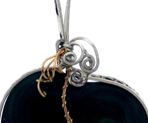 Malachite Leaf Pendant