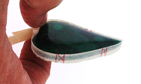 Malachite Leaf Pendant