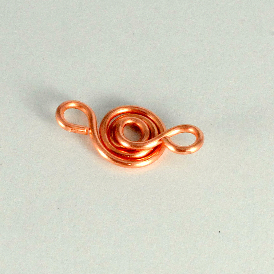 Woven Bail Donut Pendant