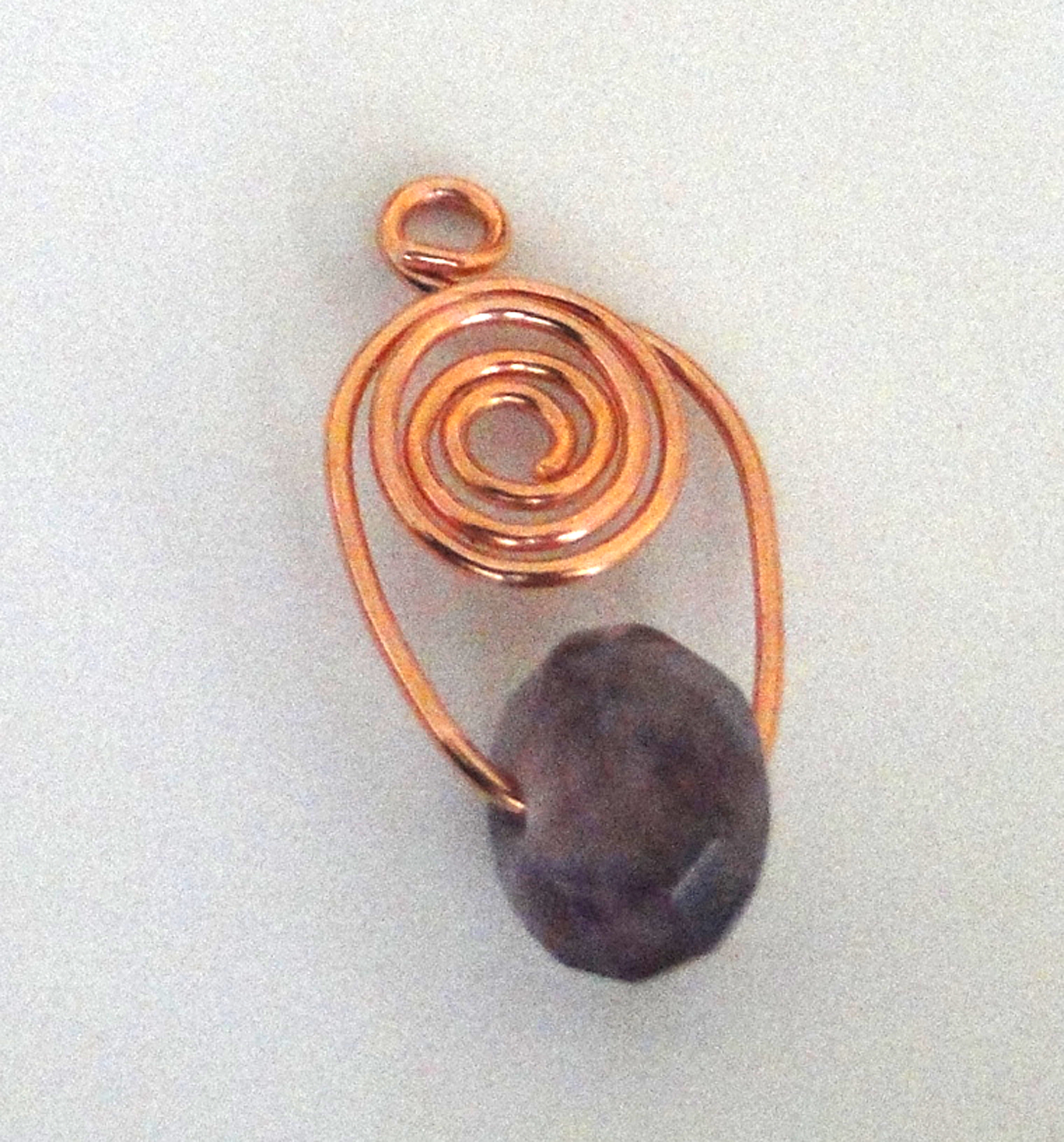 Wire Spiral Earrings