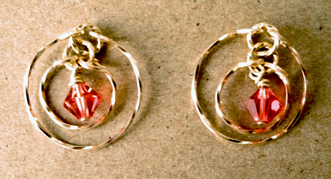 Tri-Circle Earrings
