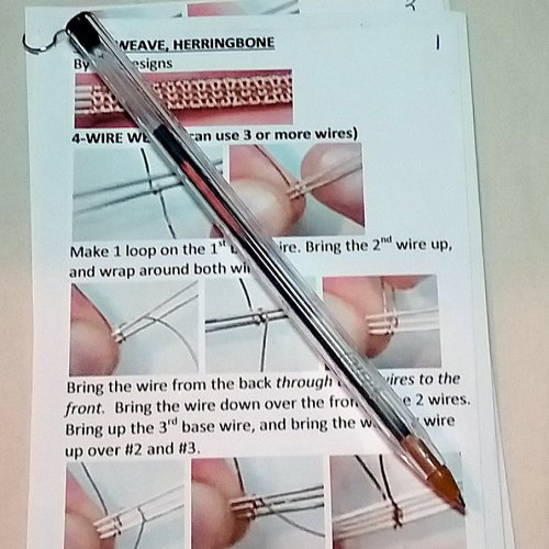 Create an 'Instant Memory Jogger' for Weaves, Techniques and Tips 