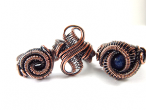 Dawn Horner's To Oxidize or Not to Oxidize - , Metalwork, Oxidizing Wire, Oxidizing, Antiquing Wire, Antiquing, Oxidized Copper wire wrapping