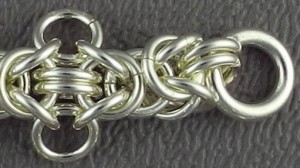 Marilyn Gardiner's Using Clasps with Chain Mail - , Chain Maille Jewelry, Making Chain, Chain Making , Design, Sterling Silver chain mail