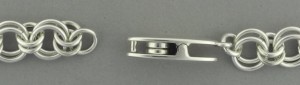 Marilyn Gardiner's Using Clasps with Chain Mail - , Chain Maille Jewelry, Making Chain, Chain Making , Design, Sterling silver dexterity clasp