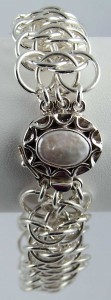 Marilyn Gardiner's Using Clasps with Chain Mail - , Chain Maille Jewelry, Making Chain, Chain Making , Design, Silver box clasp