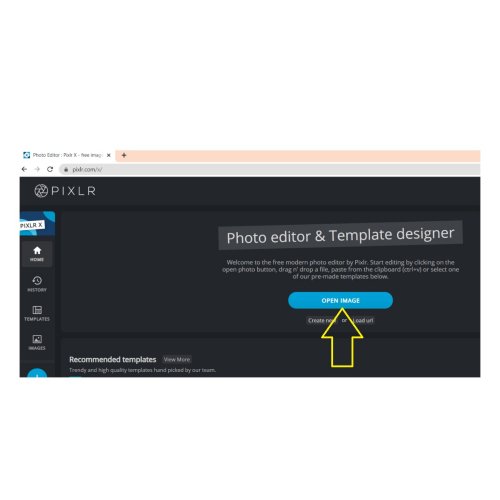 Erika Pal's How to Edit Your Pictures Online for Free - , General Education, , Now click on the button: OPEN IMAGE