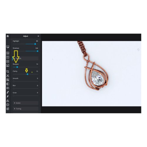 Erika Pal's How to Edit Your Pictures Online for Free - , General Education, , Now add a little bit of sharpness to it