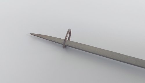 Kylie Jones's Modifying Your Steel Files to Make Them Better Tools - , Tools For Wire Jewelry, Tools, I polish is a half-round needle file