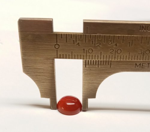 Judy Larson's Sliding Gauges and Calipers - , Tools For Wire Jewelry, Tools, 10mm round carnelian cabochon 