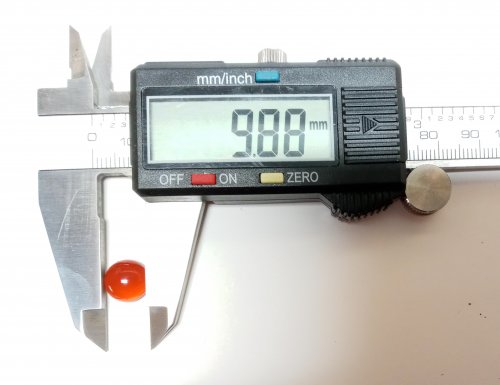 Judy Larson's Sliding Gauges and Calipers - , Tools For Wire Jewelry, Tools, digital calipers at 9.88mm