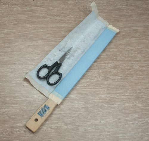 Kylie Jones's Making Your Own Sanding Sticks - , Tools For Wire Jewelry, Tools, undo the tape and take off the worn paper 