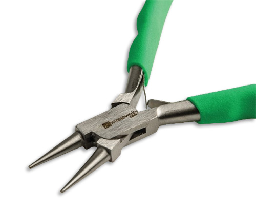 Judy Larson's What Tools Do I Need for Wirework and Bead Stringing -  Start With The Basics  - , Tools For Wire Jewelry, Tools, round nose pliers close up