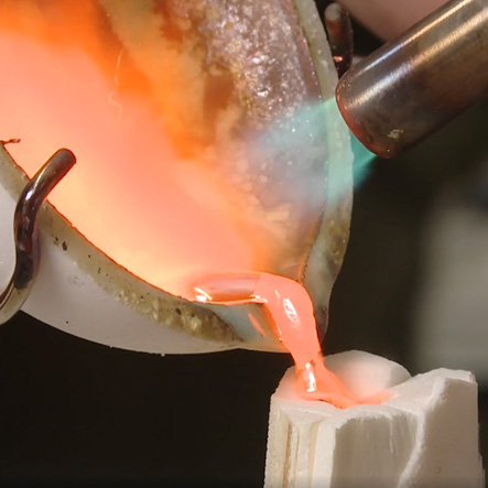Judy Larson's Why You Should Take a Class - , General Education, , pouring molten metal