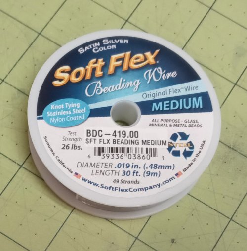 Judy Larson's A Few Thoughts on Multi-Strand Beading Wires - , Beading, Beads, Standard Soft Flex Wire from wirejewelry 