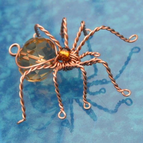 Judy Ellis's Make Something Magical This Halloween Season - , Holiday Designs, , wire spider ornament