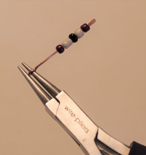 Judy Freyer Thompson's Fringe Boho Earrings - , Contemporary Wire Jewelry, How To Punch Holes, Hole Punching, Punch A Hole, Loops, Wire Loop, Wrapped Wire Loop, Thread your choice of beads on the wires.