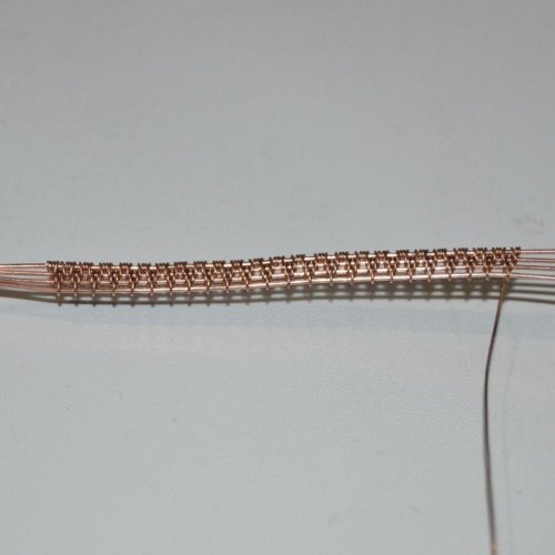 Deborah Kelly's Woven Ring with Cabochon - , Wire Weaving, Weaving, Wire Weaving, Weaving Wire, Continue this weave